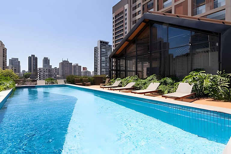 Apê Perdizes C/AR piscina  prox Allianz