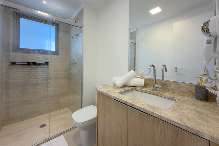 Apê em Perdizes 9° andar com A/C próx. ao Allianz.