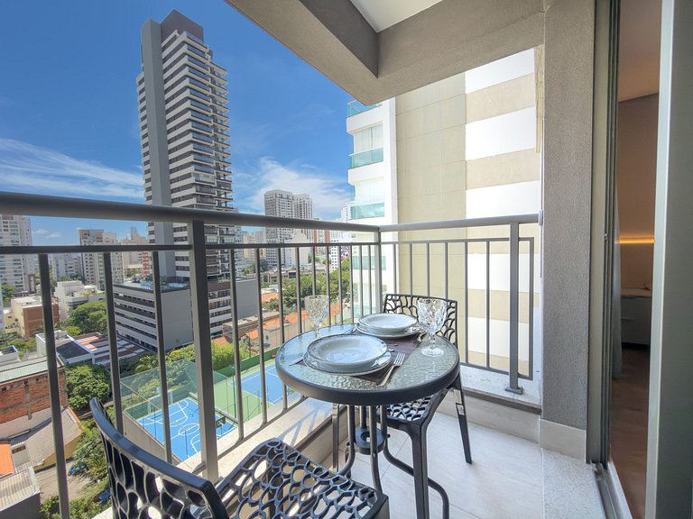 Apê em Perdizes 9° andar com A/C próx. ao Allianz.