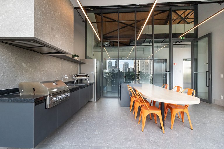 Apê Top Completo + Academia + Piscina, Allianz